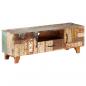 Preview: TV-Schrank Handgeschnitzt 120x30x40 cm Altholz Massiv