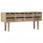 Preview: Sideboard 140×30×60 cm Massivholz Mango