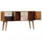 Preview: Sideboard mit Druckmuster 130×30×70 cm Massivholz Mango