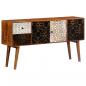 Preview: Sideboard mit Druckmuster 130×30×70 cm Massivholz Mango