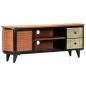 Preview: ARDEBO.de - TV-Schrank 120x30x45 cm Altholz Massiv