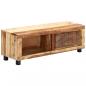 Preview: TV-Schrank 100x30x33 cm Altholz Massiv