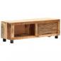 Preview: TV-Schrank 100x30x33 cm Altholz Massiv