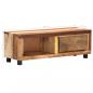 Preview: TV-Schrank 100x30x33 cm Altholz Massiv