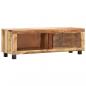 Preview: TV-Schrank 100x30x33 cm Altholz Massiv