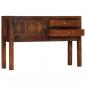 Preview: Sideboard 118x30x75 cm Massivholz Mango