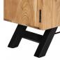 Preview: TV-Schrank 140 x 30 x 45 cm Massivholz Akazie