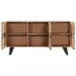 Preview: Sideboard 150 x 40 x 79 cm Akazie Massivholz