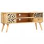 Preview: TV-Schrank 100 x 30 x 45 cm Massivholz Mango