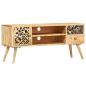 Preview: TV-Schrank 100 x 30 x 45 cm Massivholz Mango