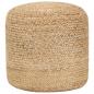 Preview: ARDEBO.de - Handgefertigter Sitzpuff 40 x 45 cm Jute