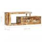 Preview: TV-Schrank 120x30x40 cm Altholz Massiv