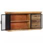 Preview: Sideboard 150 x 40 x 75 cm Massivholz Mango 