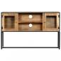 Preview: TV-Schrank 120x30x75 cm Altholz Massiv