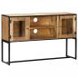 Preview: TV-Schrank 120x30x75 cm Altholz Massiv