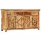 Preview: Sideboard mit 4 Schubladen 160 x 40 x 85 cm Massivholz Mango