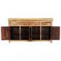 Preview: Sideboard mit 4 Schubladen 160 x 40 x 85 cm Massivholz Mango