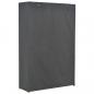 Preview: 3-stufiger Kleiderschrank Grau 110 x 40 x 170 cm Stoff