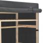 Preview: Kleiderschrank Grau 110 x 40 x 170 cm Stoff