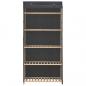 Preview: Kleiderschrank Grau 79 x 40 x 170 cm Stoff