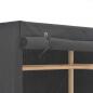 Preview: Kleiderschrank Grau 79 x 40 x 170 cm Stoff