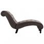 Preview: Chaiselongue Grau Samt