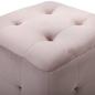 Preview: Nachttische 2 Stk. Rosa 30x30x30 cm Samtstoff