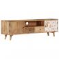 Preview: ARDEBO.de - TV-Schrank 140x30x40 cm Massivholz Mango