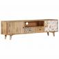 Preview: TV-Schrank 140x30x40 cm Massivholz Mango