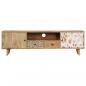 Preview: TV-Schrank 140x30x40 cm Massivholz Mango