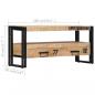 Preview: TV-Schrank 100x30x45 cm Mango Massivholz