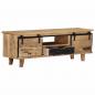 Preview: TV-Schrank 120x30x40 cm Massivholz Mango