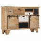 Preview: ARDEBO.de - Sideboard 140x38x90 cm Massivholz Mango