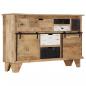 Preview: Sideboard 140x38x90 cm Massivholz Mango