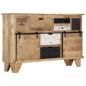 Preview: Sideboard 140x38x90 cm Massivholz Mango