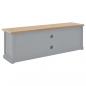 Preview: TV-Schrank Grau 120×30×40 cm Holz