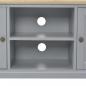 Preview: TV-Schrank Grau 120×30×40 cm Holz