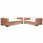 Preview: ARDEBO.de - Sofa-Set 15-tlg. Natur Rattan