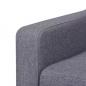 Preview: 2-tlg. Sofa-Set Stoff Grau