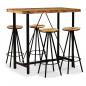 Preview: ARDEBO.de - 5-tlg. Bar-Set Altholz Massiv