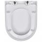 Preview: Toilettensitze mit Absenkautomatik 2 Stk. Kunststoff Weiß