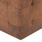 Preview: Pouf 2 Stk. Braun 30x30x30 cm Wildleder-Optik