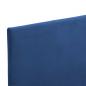 Preview: Bettgestell Blau Stoff 90×200 cm