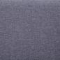 Preview: Bank mit Staufach 116 cm Hellgrau Polyester 