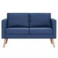 Preview: 2-Sitzer-Sofa Stoff Blau