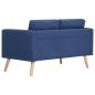 Preview: 2-Sitzer-Sofa Stoff Blau