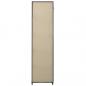 Preview: Faltschrank Creme 110x45x175 cm Stoff