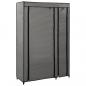 Preview: ARDEBO.de - Faltschrank Grau 110x45x175 cm Stoff