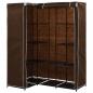 Preview: Eckkleiderschrank Braun 130 x 87 x 169 cm