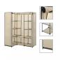 Preview: ARDEBO.de - Eckkleiderschrank Creme 130 x 87 x 169 cm